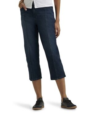 Lee Mid Rise Capri Jeans Size 8